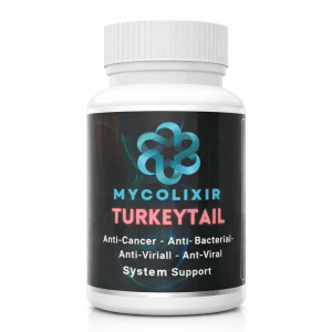 Turkey tail mushroom capsules immune support supplement